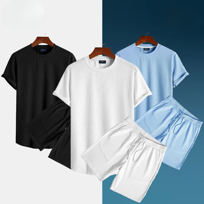 Men’s Waffle Knit Set – Soft, Lightweight & Comfortable